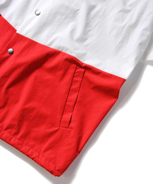 GALLIS ADDICTION（ガリスアディクション）の「GAナイロンストレッチ切り替えコーチシャツ（シャツ/ブラウス・メンズ・オレンジ/ホワイト/ブラック/ブルー・L/M/XL）」の10枚目の写真