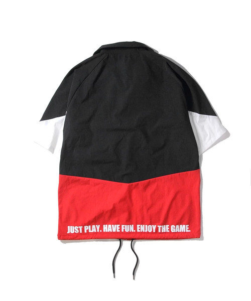 GALLIS ADDICTION（ガリスアディクション）の「GAナイロンストレッチ切り替えコーチシャツ（シャツ/ブラウス・メンズ・オレンジ/ホワイト/ブラック/ブルー・L/M/XL）」の14枚目の写真