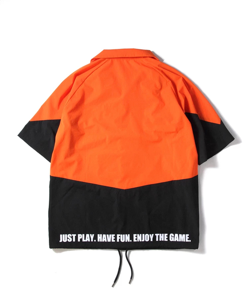 GALLIS ADDICTION（ガリスアディクション）の「GAナイロンストレッチ切り替えコーチシャツ（シャツ/ブラウス・メンズ・オレンジ/ホワイト/ブラック/ブルー・L/M/XL）」の15枚目の写真