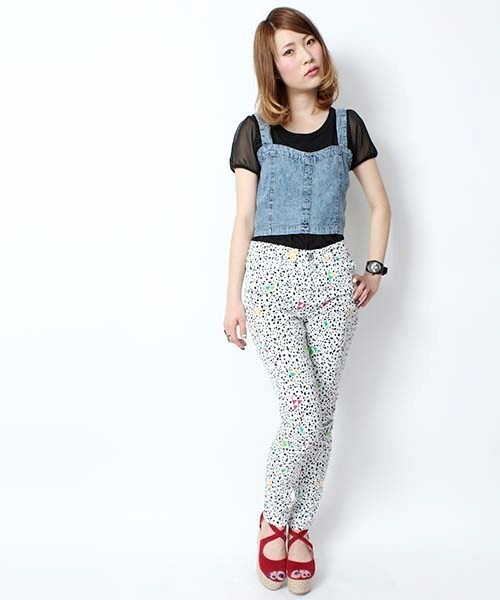 WEGO（ウィゴー）の「WEGO/デニムビスチェ（その他トップス・レディース・ダークインディゴブルー・FREE）」の8枚目の写真