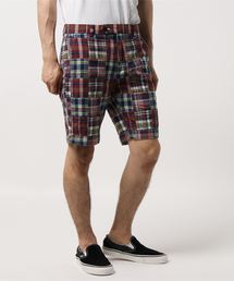 Brooks Brothers インド綿マドラスチェック パッチワークパンツ 4 Brooks Brothers インド綿マドラスチェック パッチワークパンツ