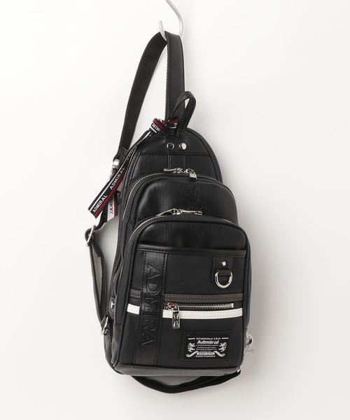 MEN'S BIGI(メンズビギ)の「【admiral<アドミラル>】ボディバッグ(ボディバッグ/ウエストポーチ・メンズ・ブラック/ネイビー/グレー・FREE)」の10枚目の写真