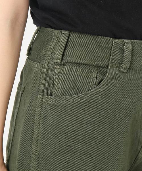 SLOBE IENA（スローブイエナ）の「RED CARD×SLOBE別注Glory COパンツ◆（その他パンツ・レディース・ブラウン/カーキ・24/25/26）」の13枚目の写真