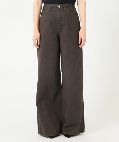 SLOBE IENA（スローブイエナ）の「RED CARD×SLOBE別注Glory COパンツ◆（その他パンツ・レディース・ブラウン/カーキ・24/25/26）」の18枚目の写真