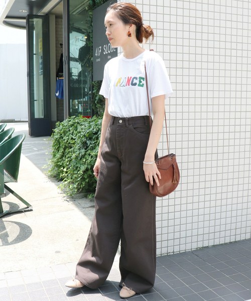 SLOBE IENA（スローブイエナ）の「RED CARD×SLOBE別注Glory COパンツ◆（その他パンツ・レディース・ブラウン/カーキ・24/25/26）」の20枚目の写真