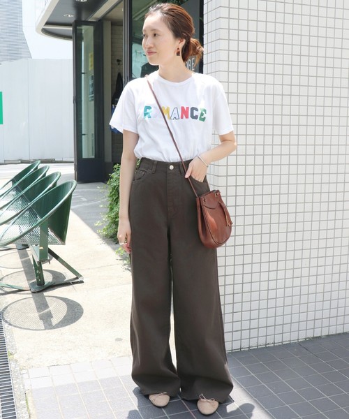 SLOBE IENA（スローブイエナ）の「RED CARD×SLOBE別注Glory COパンツ◆（その他パンツ・レディース・ブラウン/カーキ・24/25/26）」の21枚目の写真