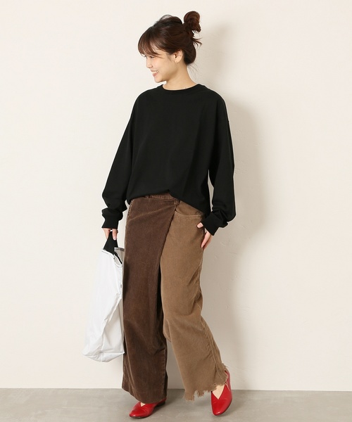 JOURNAL STANDARD（ジャーナルスタンダード）の「スウェットシャツ◆（Tシャツ/カットソー・レディース・ホワイト/ブラック/グレー/ベージュ・FREE）」の6枚目の写真