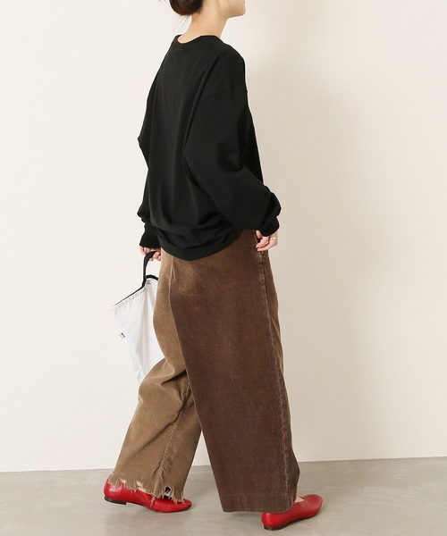 JOURNAL STANDARD（ジャーナルスタンダード）の「スウェットシャツ◆（Tシャツ/カットソー・レディース・ホワイト/ブラック/グレー/ベージュ・FREE）」の8枚目の写真