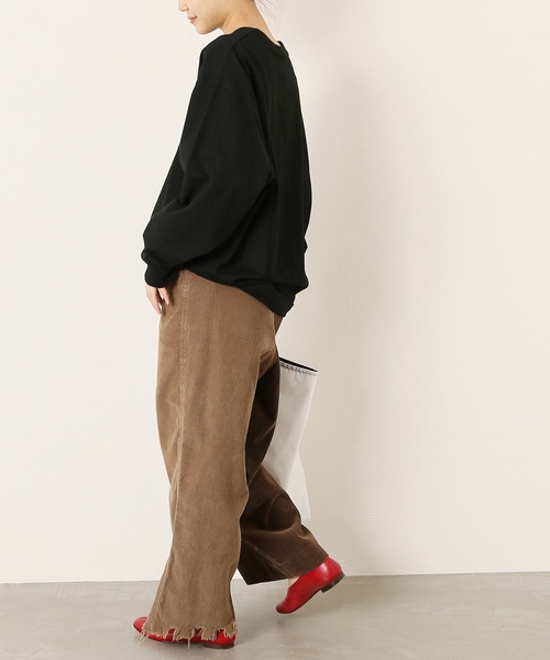 JOURNAL STANDARD（ジャーナルスタンダード）の「スウェットシャツ◆（Tシャツ/カットソー・レディース・ホワイト/ブラック/グレー/ベージュ・FREE）」の9枚目の写真