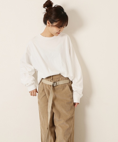 JOURNAL STANDARD（ジャーナルスタンダード）の「スウェットシャツ◆（Tシャツ/カットソー・レディース・ホワイト/ブラック/グレー/ベージュ・FREE）」の22枚目の写真