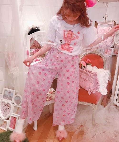 Swankiss(スワンキス)の「AU xxx P/T(その他パンツ・レディース・ホワイト/ピンク/ブラック・FREE)」の3枚目の写真