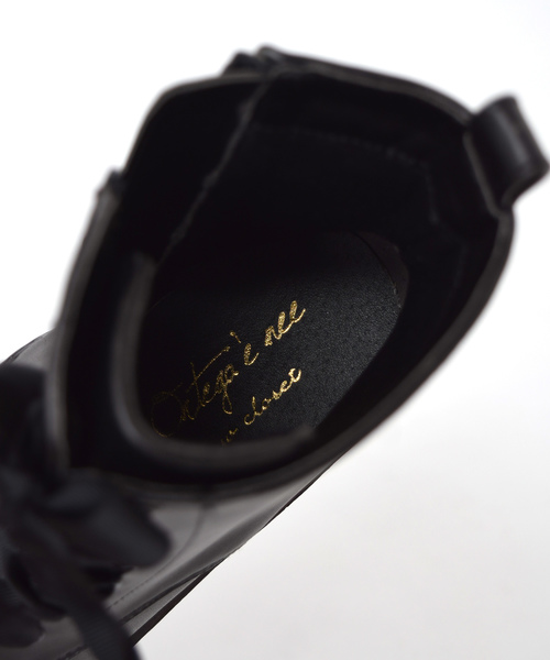 w closet（ダブルクローゼット）の「厚底レースアップブーツ_（ブーツ・レディース・ブラック/その他・M/L）」の9枚目の写真
