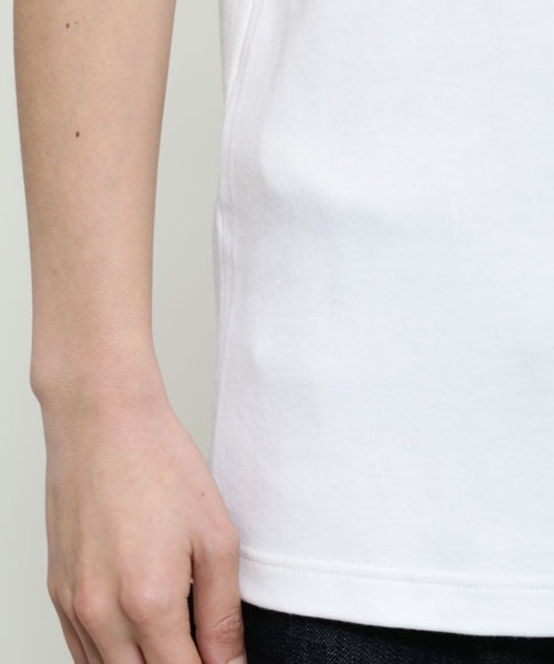 SUNSPEL（サンスペル）の「SUNSPEL / MEN’S?COTTON INTERLOCK（Tシャツ/カットソー・メンズ・ホワイト/ブラック・LARGE/MEDIUM）」の9枚目の写真