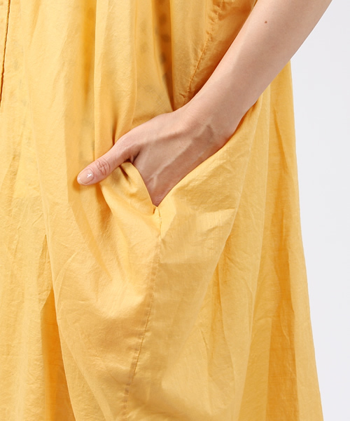 ARCHI（アーキ）の「HOJA LONG SHIRT JACKET（ワンピース・レディース・ライトブルー/ブラック/イエロー・SMALL/MEDIUM）」の11枚目の写真