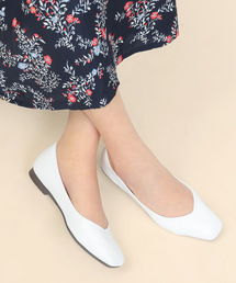 Fashion Letter（ファッションレター）の「Vカット スクエアトゥフラットシューズ（パンプス）」