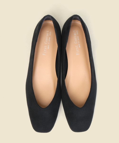 Fashion Letter（ファッションレター）の「Vカット スクエアトゥフラットシューズ（パンプス・レディース・ブラック/シルバー/ダークグレー/ブラック系その他/チャコール/ホワイト/グレイッシュベージュ/エンジ/レオパード/ブラック系その他2/グレー系その他2/その他/グレー系その他・22.5cm/23.5cm/24.5cm/23.0cm/24.0cm/22.0cm）」の22枚目の写真