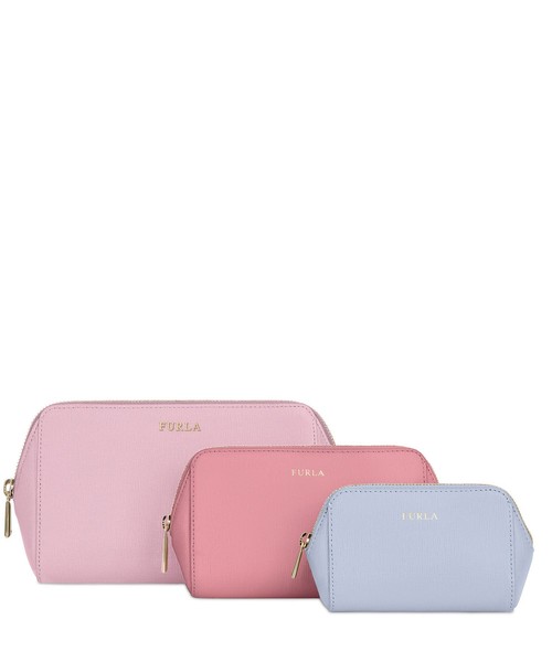 FURLA(フルラ)の「エレクトラ L コスメティック ポーチセット(ポーチ)」|ピンク系その他