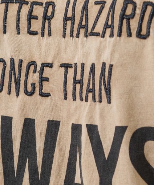 ROGER AND RAW(ロジャーアンドロウ)の「Roger&Raw / アシメシャーリングピグメントT(Tシャツ/カットソー・レディース・ホワイト/ライトグレー/ライトブルー/ベージュ/オフホワイト・M)」の20枚目の写真