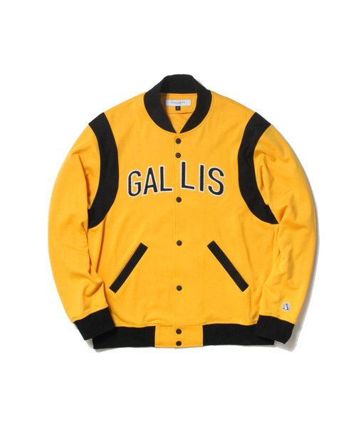 GALLIS ADDICTION（ガリスアディクション）の「GA ポンチ カットスタジャン（スタジャン・メンズ・ブラック/イエロー・M/L）」の7枚目の写真