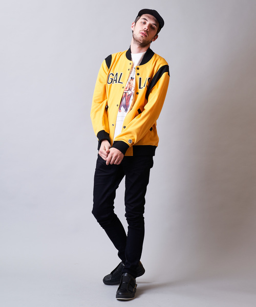 GALLIS ADDICTION（ガリスアディクション）の「GA ポンチ カットスタジャン（スタジャン・メンズ・ブラック/イエロー・M/L）」の22枚目の写真