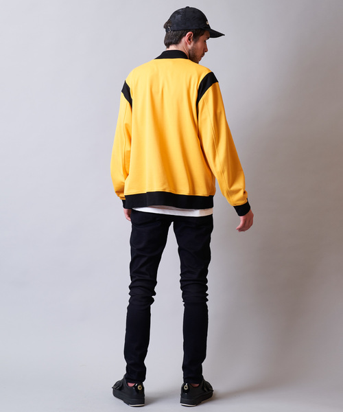 GALLIS ADDICTION（ガリスアディクション）の「GA ポンチ カットスタジャン（スタジャン・メンズ・ブラック/イエロー・M/L）」の17枚目の写真