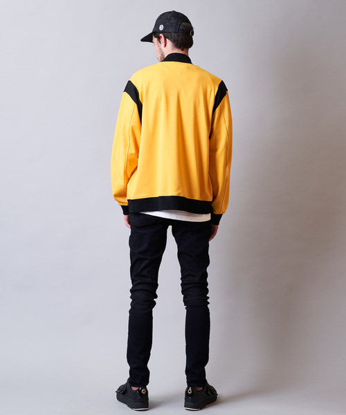 GALLIS ADDICTION（ガリスアディクション）の「GA ポンチ カットスタジャン（スタジャン・メンズ・ブラック/イエロー・M/L）」の16枚目の写真