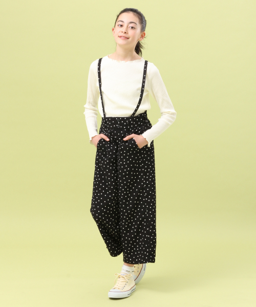 GLOBAL WORK(グローバルワーク)の「【ジュニア】サスツキハイウエストパンツ/823286(その他パンツ・キッズ・ブラック/グレー/その他・MEDIUM/LARGE)」の3枚目の写真