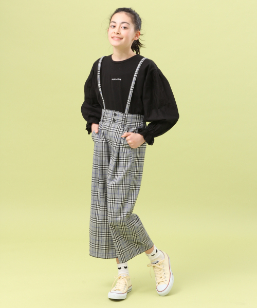 GLOBAL WORK(グローバルワーク)の「【ジュニア】サスツキハイウエストパンツ/823286(その他パンツ・キッズ・ブラック/グレー/その他・MEDIUM/LARGE)」の7枚目の写真