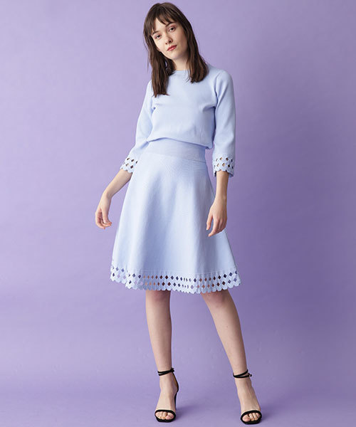 JILL STUART(ジルスチュアート)の「◆《Endy ROBE》ユマニット(ニット/セーター・レディース・ブラック/ブルー・FREE)」の7枚目の写真