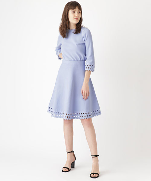 JILL STUART(ジルスチュアート)の「◆《Endy ROBE》ユマニット(ニット/セーター・レディース・ブラック/ブルー・FREE)」の10枚目の写真
