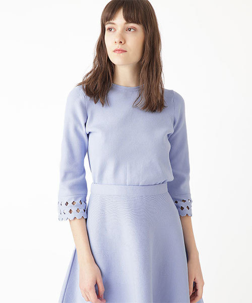 JILL STUART(ジルスチュアート)の「◆《Endy ROBE》ユマニット(ニット/セーター・レディース・ブラック/ブルー・FREE)」の12枚目の写真