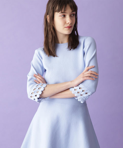JILL STUART(ジルスチュアート)の「◆《Endy ROBE》ユマニット(ニット/セーター・レディース・ブラック/ブルー・FREE)」の16枚目の写真