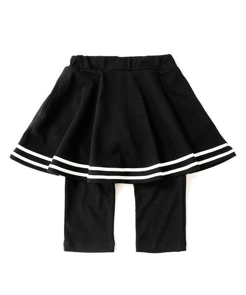 devirock（デビロック）の「ポケット付きライン入り6分丈スカッツ（スカート・キッズ・ブラック系その他/ブラック系その他2/ブルー系その他/ブルー系その他2・100cm/150cm/80ｃｍ/95cm/140cm/120cm/90cm/160cm/130cm/110cm）」の15枚目の写真