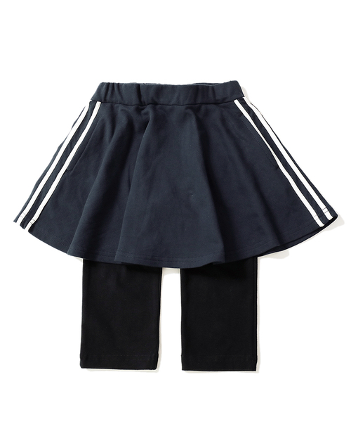 devirock（デビロック）の「ポケット付きライン入り6分丈スカッツ（スカート・キッズ・ブラック系その他/ブラック系その他2/ブルー系その他/ブルー系その他2・100cm/150cm/80ｃｍ/95cm/140cm/120cm/90cm/160cm/130cm/110cm）」の16枚目の写真