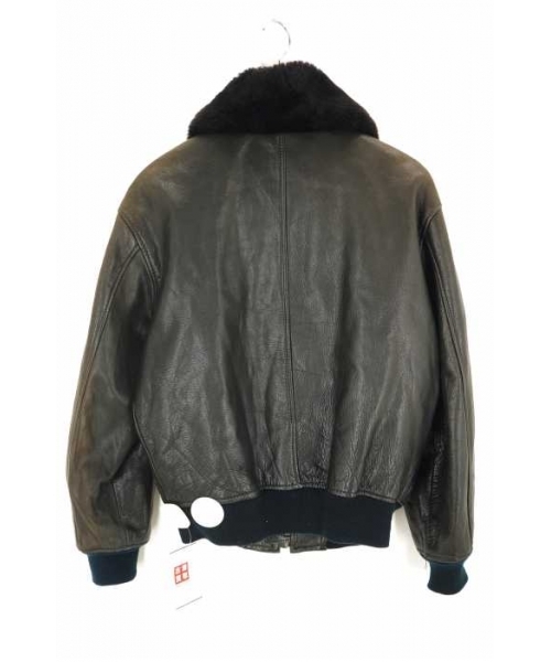 ブランド古着】B-15 ライナー付き レザー フライトジャケット ボア