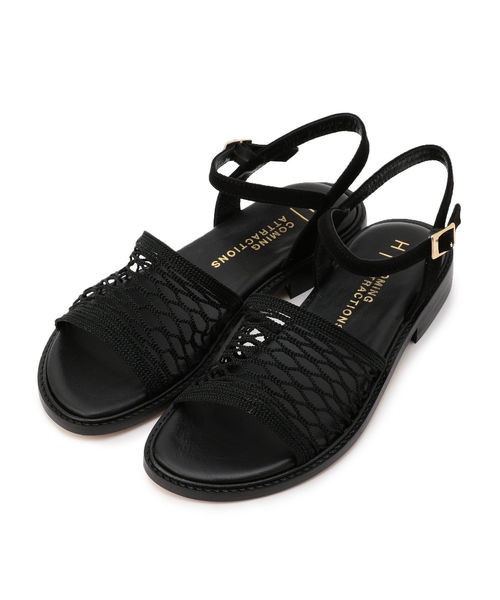 Khaju（カージュ）の「COMING ATTRACTIONS:ネットサンダル（サンダル・レディース・ブラック・30/50/40）」の3枚目の写真