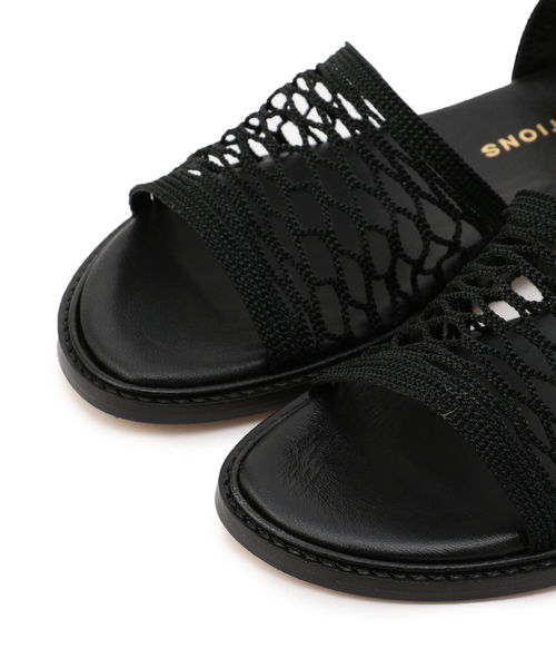 Khaju（カージュ）の「COMING ATTRACTIONS:ネットサンダル（サンダル・レディース・ブラック・30/50/40）」の2枚目の写真