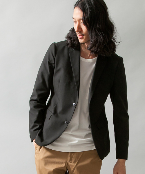 BEAUTY&YOUTH UNITED ARROWS(ビューティーアンドユースユナイテッドアローズ)の「BY ∴ テーラード ノッチド 2ボタン ジャケット ◆(テーラードジャケット・メンズ・ブラック/グレー/ネイビー/その他1・LARGE/X-LARGE/MEDIUM/SMALL)」の1枚目の写真