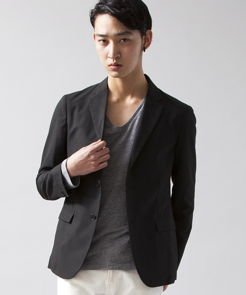 BEAUTY&YOUTH UNITED ARROWS(ビューティーアンドユースユナイテッドアローズ)の「BY ∴ テーラード ノッチド 2ボタン ジャケット ◆(テーラードジャケット・メンズ・ブラック/グレー/ネイビー/その他1・LARGE/X-LARGE/MEDIUM/SMALL)」の5枚目の写真