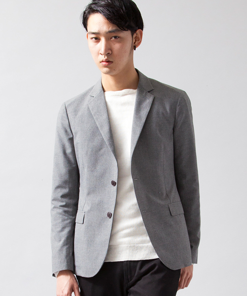 BEAUTY&YOUTH UNITED ARROWS(ビューティーアンドユースユナイテッドアローズ)の「BY ∴ テーラード ノッチド 2ボタン ジャケット ◆(テーラードジャケット・メンズ・ブラック/グレー/ネイビー/その他1・LARGE/X-LARGE/MEDIUM/SMALL)」の6枚目の写真