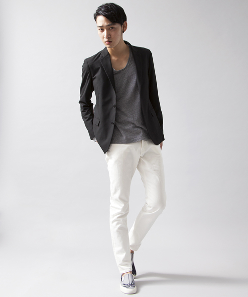 BEAUTY&YOUTH UNITED ARROWS(ビューティーアンドユースユナイテッドアローズ)の「BY ∴ テーラード ノッチド 2ボタン ジャケット ◆(テーラードジャケット・メンズ・ブラック/グレー/ネイビー/その他1・LARGE/X-LARGE/MEDIUM/SMALL)」の9枚目の写真