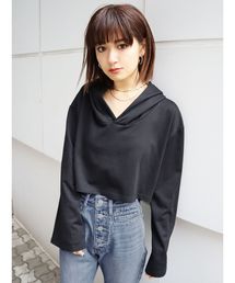 ワイドスリーブミニフーディ