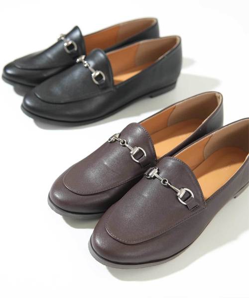 Titivate ティティベイト の ﾋﾞｯﾄ付きﾛｰﾌｧｰ ローファー Wear