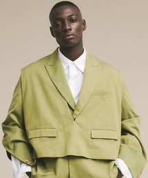 Jieda | JieDa ジエダ / OPEN NECK SHORT VEST オープンネックショートベスト / Jie-20S-SH05(ベスト)