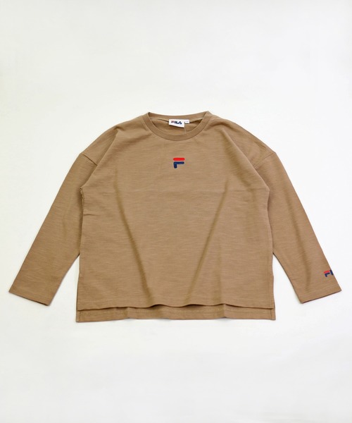 FILA(フィラ)の「FILA/フィラ ロゴバックプリントTシャツ(Tシャツ/カットソー・キッズ・ブラック/ホワイト/ベージュ・150cm/160cm/90cm/110cm/100cm/120cm/130cm/140cm)」の3枚目の写真