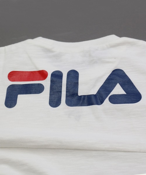 FILA(フィラ)の「FILA/フィラ ロゴバックプリントTシャツ(Tシャツ/カットソー・キッズ・ブラック/ホワイト/ベージュ・150cm/160cm/90cm/110cm/100cm/120cm/130cm/140cm)」の7枚目の写真