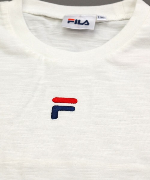 FILA(フィラ)の「FILA/フィラ ロゴバックプリントTシャツ(Tシャツ/カットソー・キッズ・ブラック/ホワイト/ベージュ・150cm/160cm/90cm/110cm/100cm/120cm/130cm/140cm)」の6枚目の写真