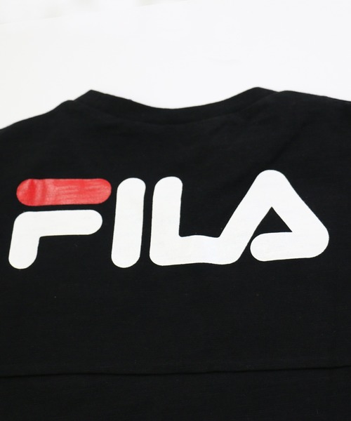FILA(フィラ)の「FILA/フィラ ロゴバックプリントTシャツ(Tシャツ/カットソー・キッズ・ブラック/ホワイト/ベージュ・150cm/160cm/90cm/110cm/100cm/120cm/130cm/140cm)」の11枚目の写真