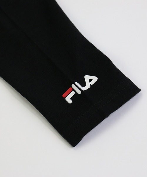 FILA(フィラ)の「FILA/フィラ ロゴバックプリントTシャツ(Tシャツ/カットソー・キッズ・ブラック/ホワイト/ベージュ・150cm/160cm/90cm/110cm/100cm/120cm/130cm/140cm)」の12枚目の写真