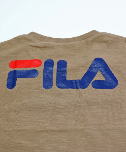 FILA(フィラ)の「FILA/フィラ ロゴバックプリントTシャツ(Tシャツ/カットソー・キッズ・ブラック/ホワイト/ベージュ・150cm/160cm/90cm/110cm/100cm/120cm/130cm/140cm)」の14枚目の写真